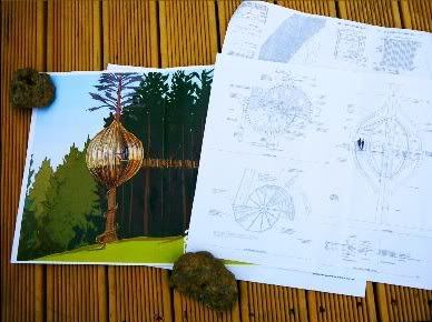 yellow treehouse