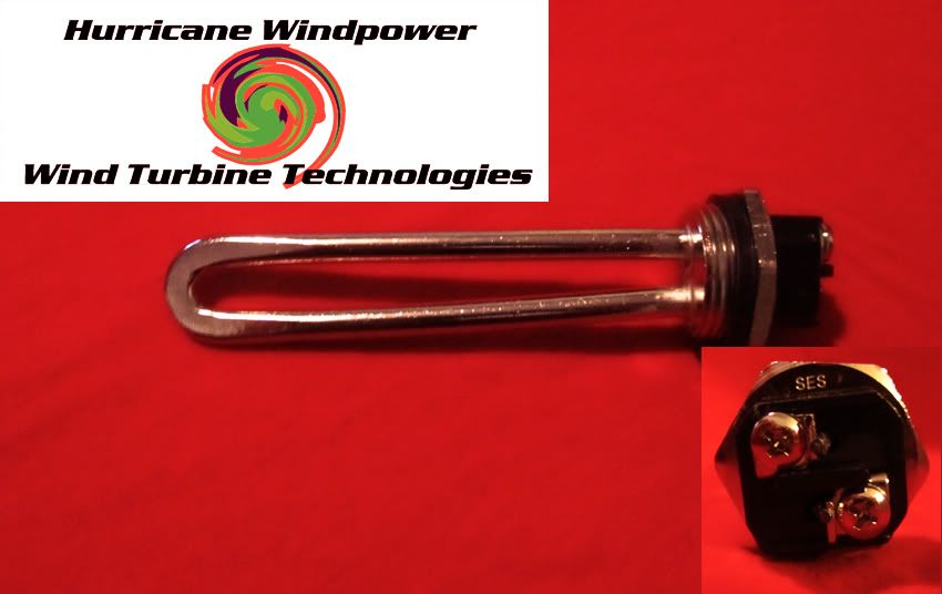 DC Water Heater Element 12 volt 300 watts