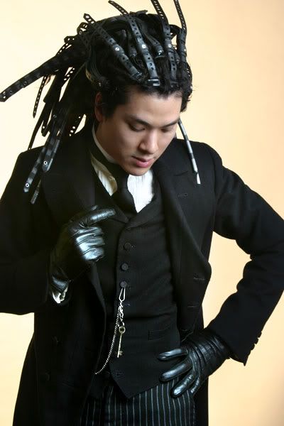 Male Long Hair Cosplay