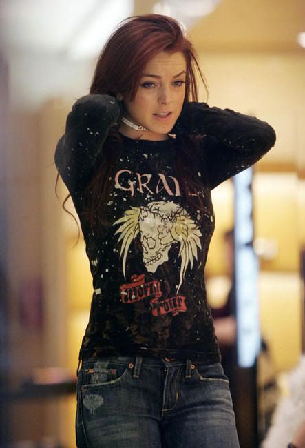 Lindsay Lohan in Joe's Jeans