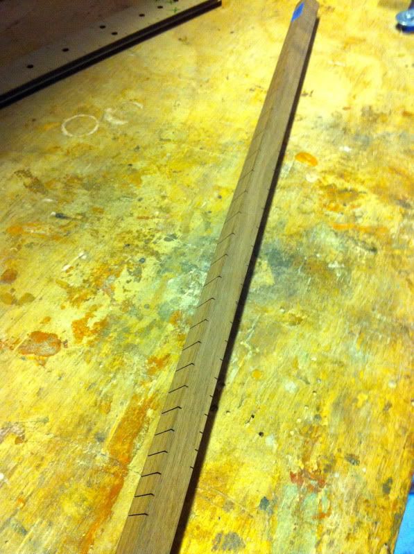 27" scale D&B Jaguar conversion neck w jatoba fretboard