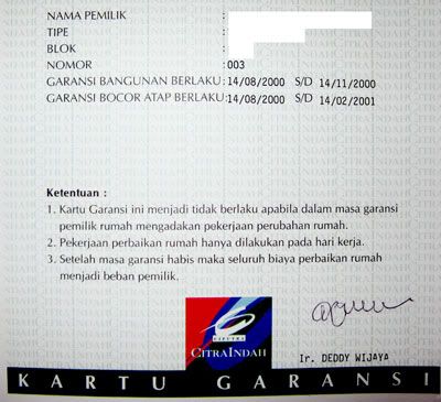 Purna Jual Citra Indah Purna Jual Citra Indah
