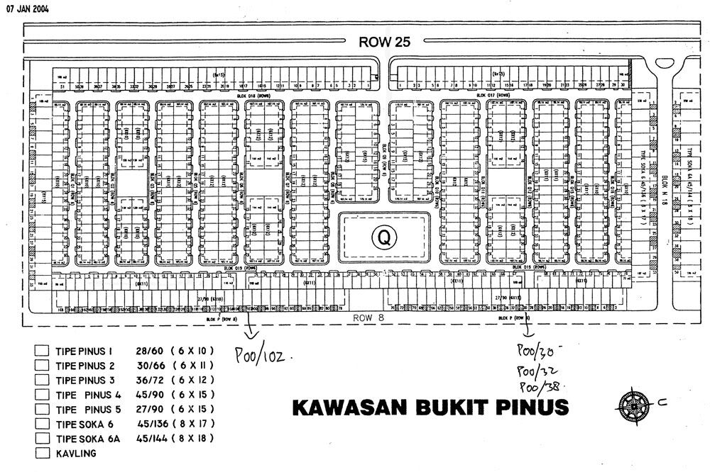 Site Plan Bukit Pinus