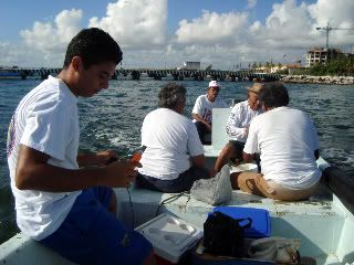 Carlos y nuestros pescadores.