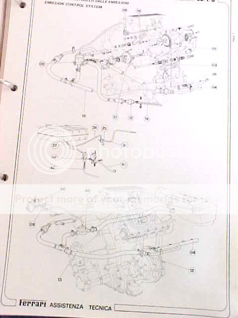 Ferrari Maunal 308 QV Time Schedule Manual OEM  