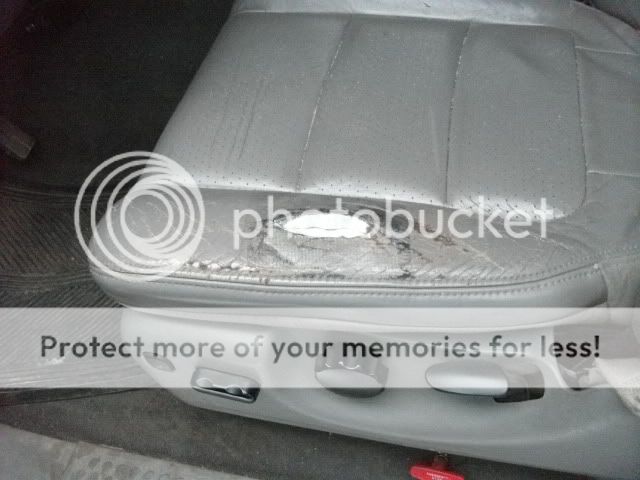 Ford leather seat repair #2